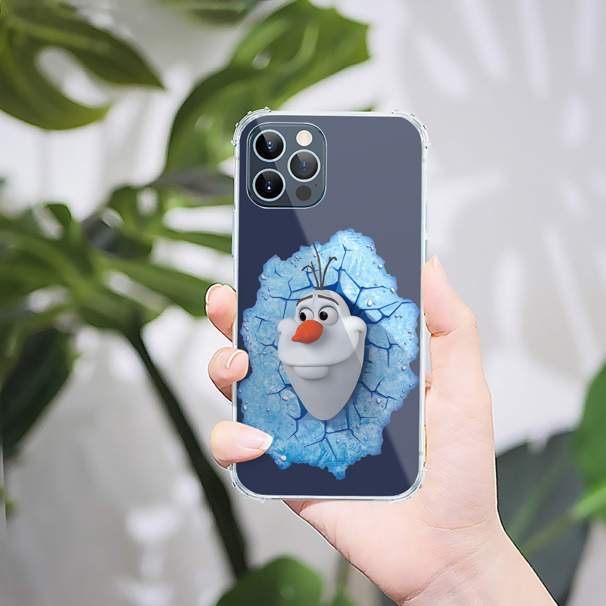 （画像用） アナと雪の女王 アンナ エルサ Frozen Anna Elsa 【iPhone 12シリーズ対応】透明スマホケース（クリアソフトケース）